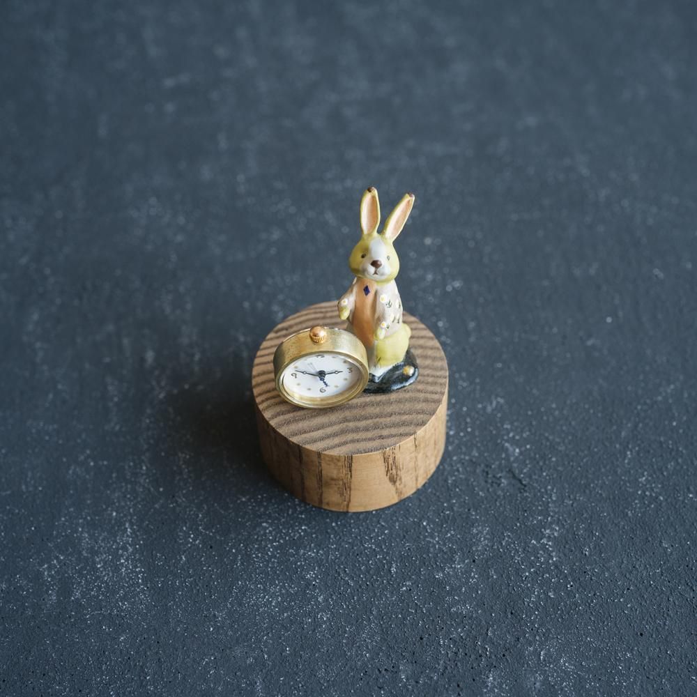 (予約受付) atelier coin ウサギの置時計 （Aimee）12<img class='new_mark_img2' src='https://img.shop-pro.jp/img/new/icons52.gif' style='border:none;display:inline;margin:0px;padding:0px;width:auto;' />