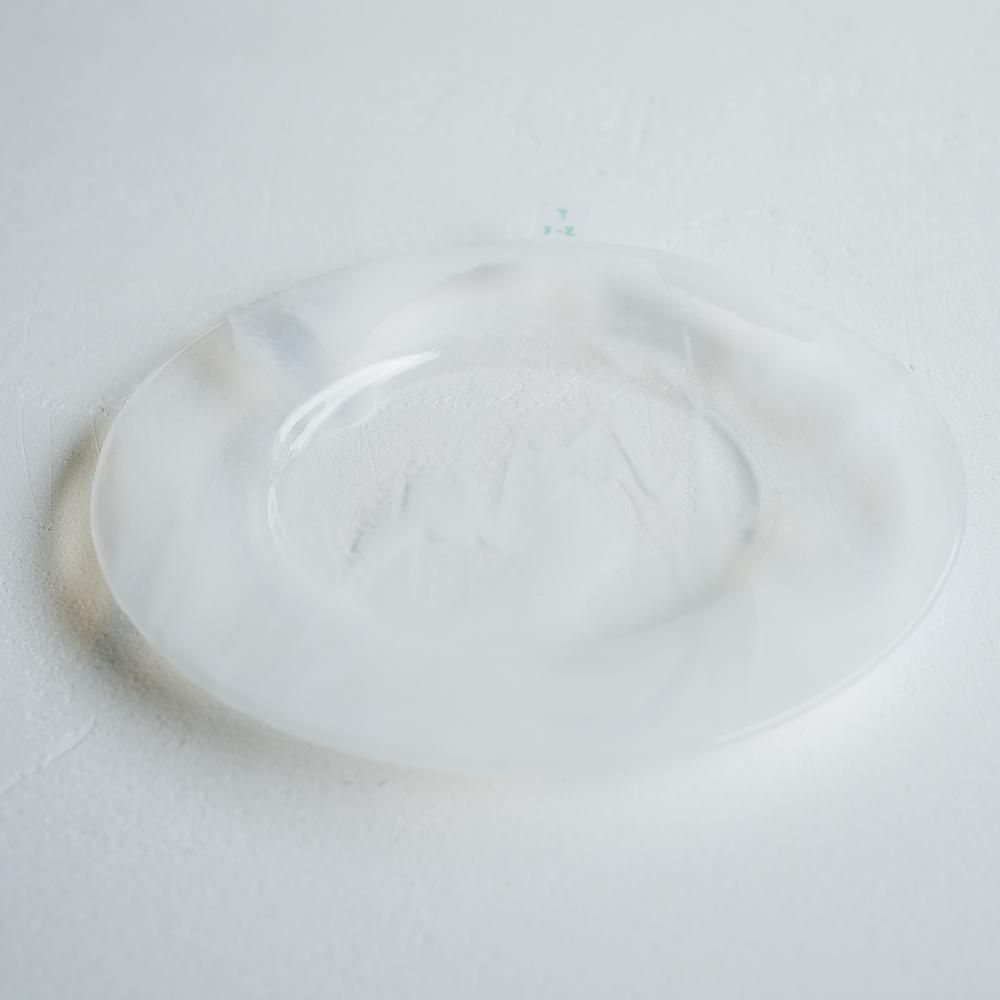 (2023年6月web展)　天気雨 φ21 リム皿　3-2