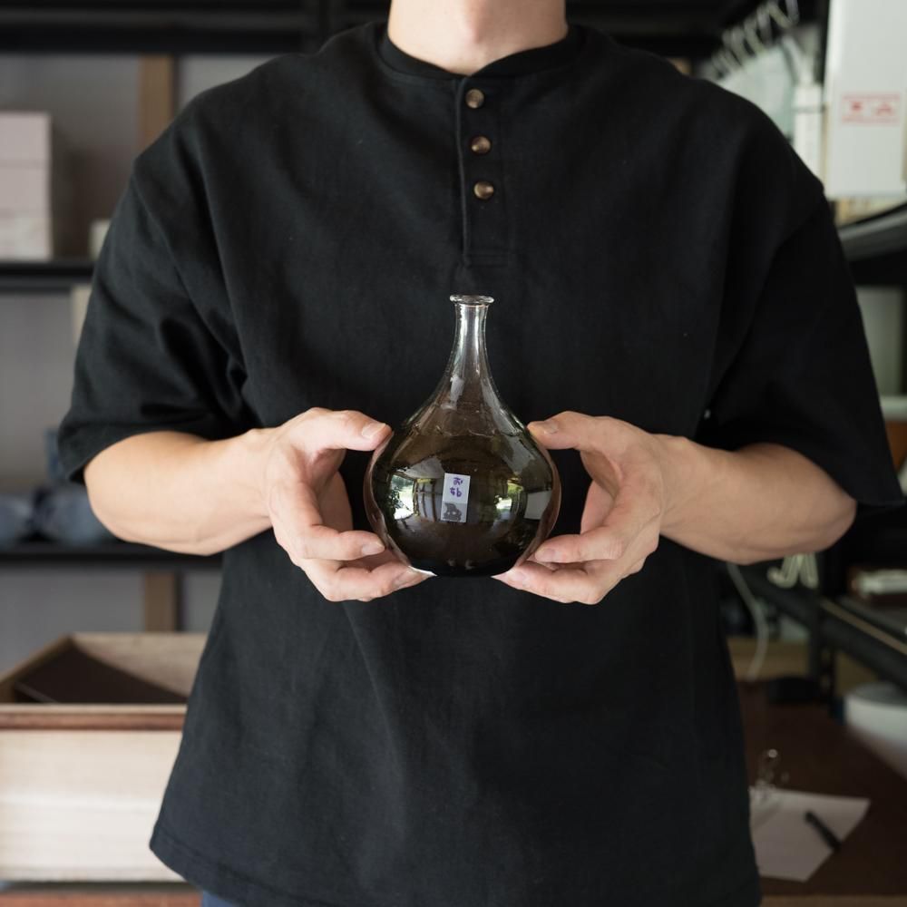 （2023年7月）翁再生硝子工房 貴婦人の花器  お5b