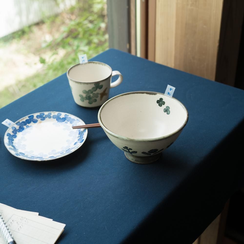 （2023年9月イロドリ陶器市） かとうようこ カフェオレボウル （クロ） か51