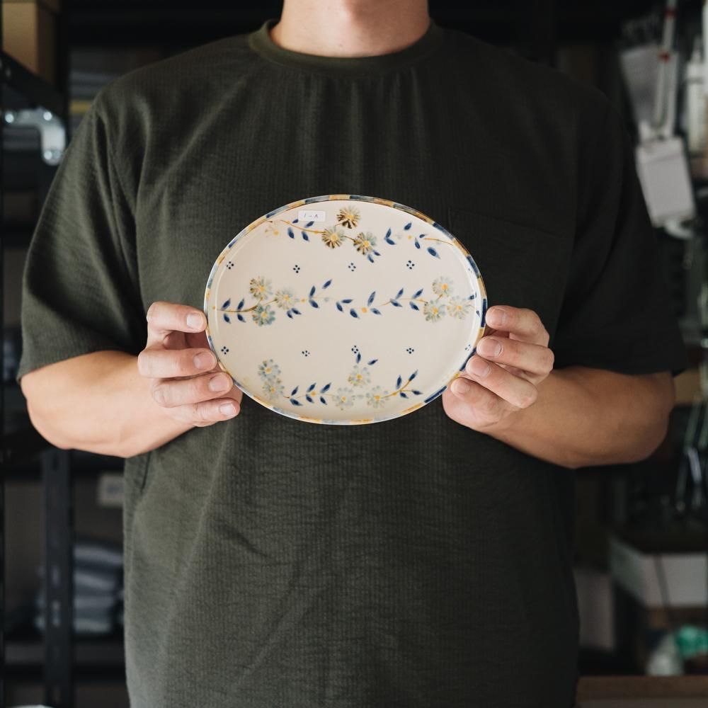 矢島操　作家　大皿　器　食器三点セット 作家さんの器と暮らしにまつわる道具のお店｜イロドリ