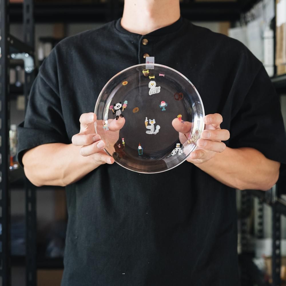 ※数量制限あり（2023年10月web展 ）cyilabo  glass-プレート21　C13-1