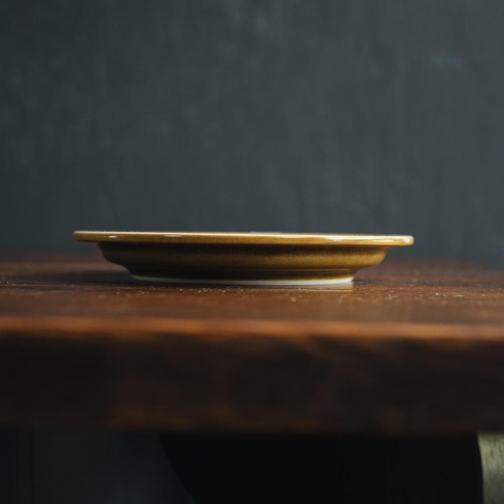 （2023年10月web展 ）   よぎみちこ  5寸皿トリ　よ59