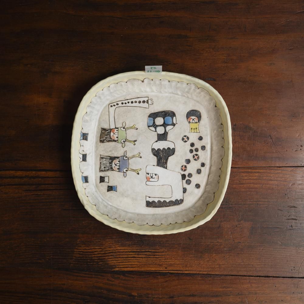 大人気陶芸家…高山愛さん　プレート２枚 高山愛 - 作家さんの器と暮らしにまつわる道具のお店｜イロドリ