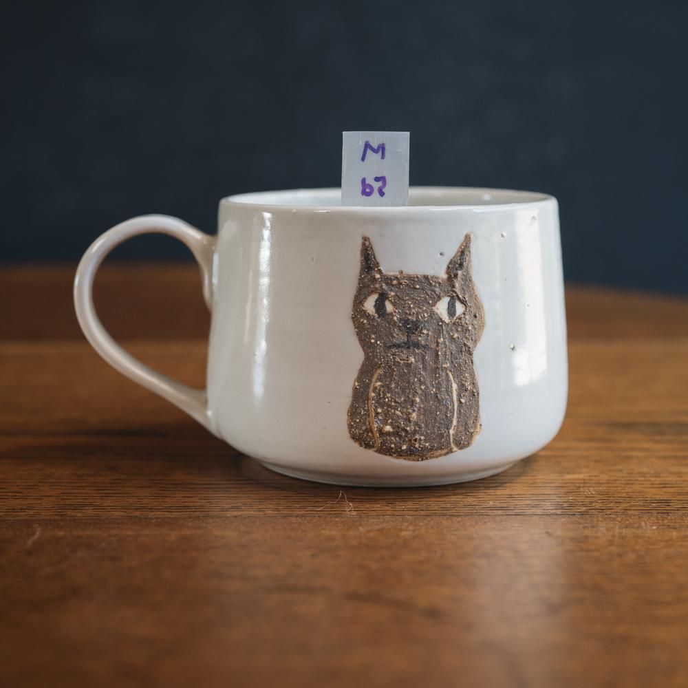 (2024年1月web展)　 宮崎孝彦  コーヒーカップ（ねこ）　 M5d