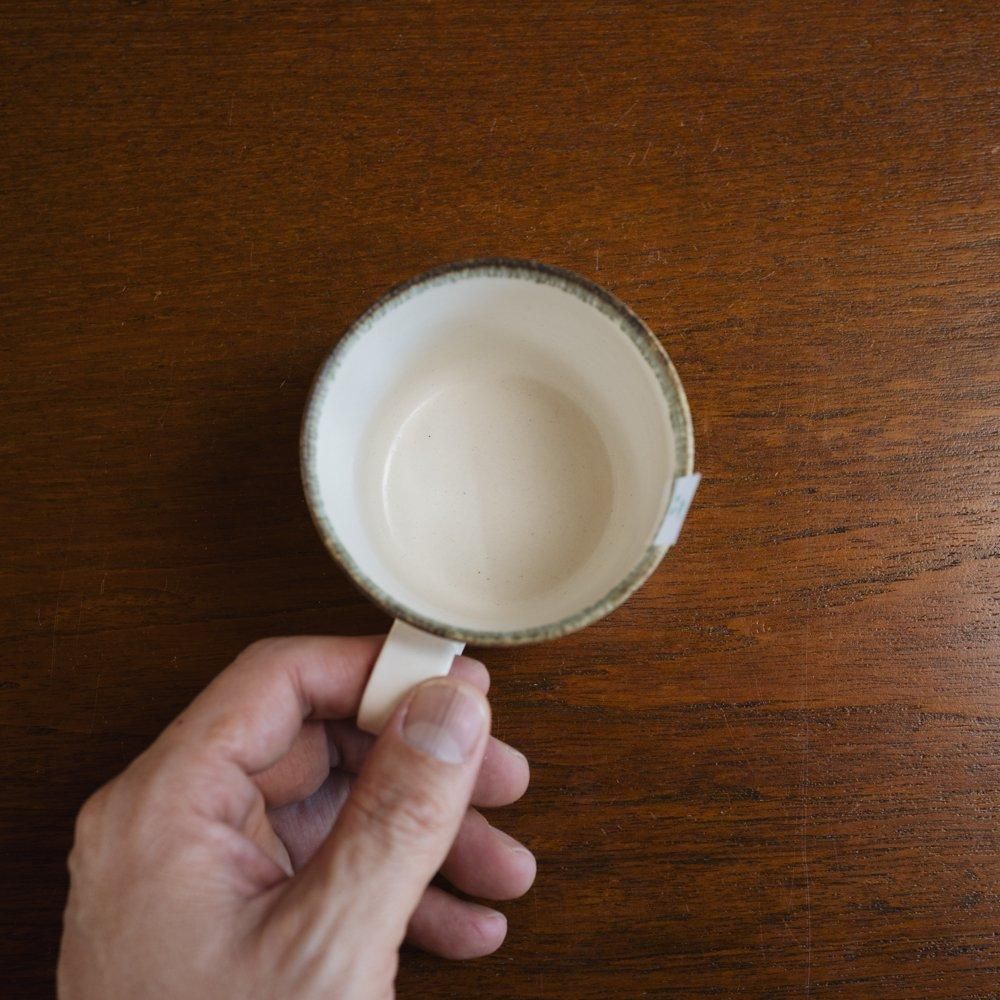 （2024年2月web展） かとうようこ コーヒーカップ（みつばアオ） か33
