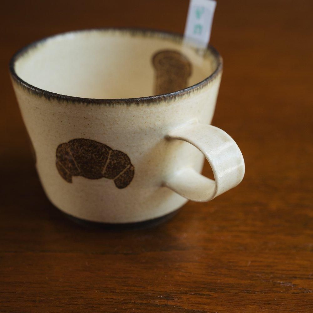 （2024年2月web展） かとうようこ コーヒーカップ（パン） か37