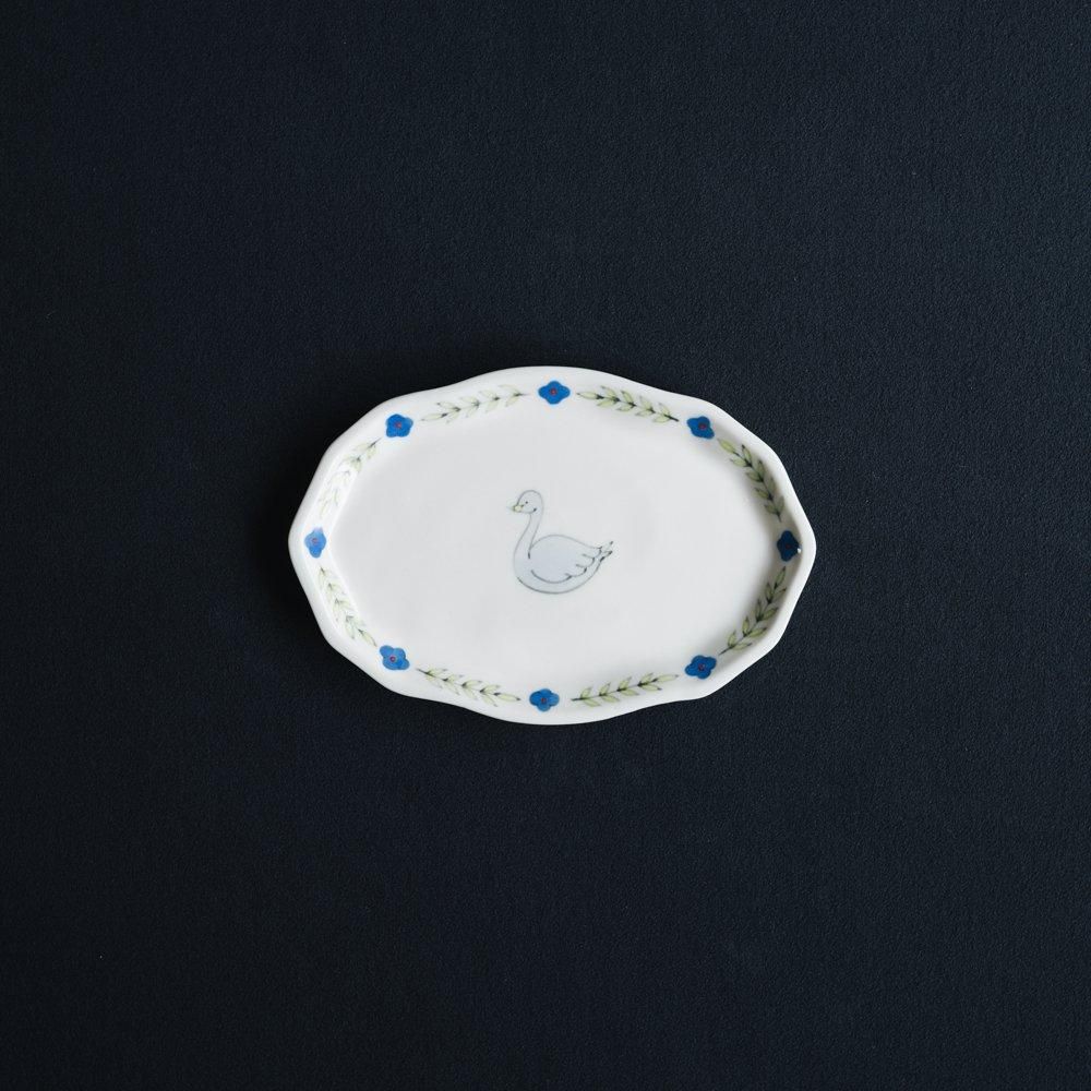 山田雅子さん 輪花皿と鎬楕円鉢のセット 山田雅子さん 輪花皿と鎬楕円鉢のセット 器 - 作家さんの