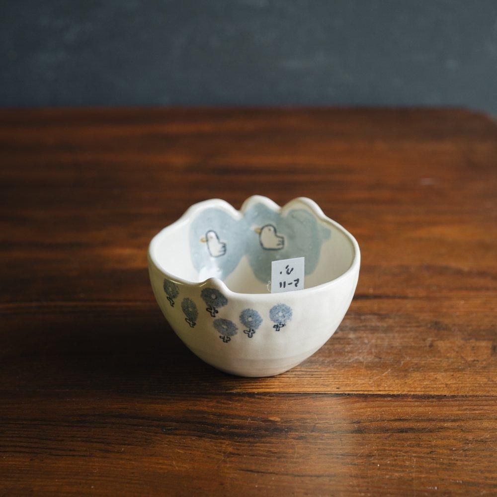 (2024年4月イロドリWEB個展)　 古澤彩   ※1点もの どうぶつBOWL　ふ5-11