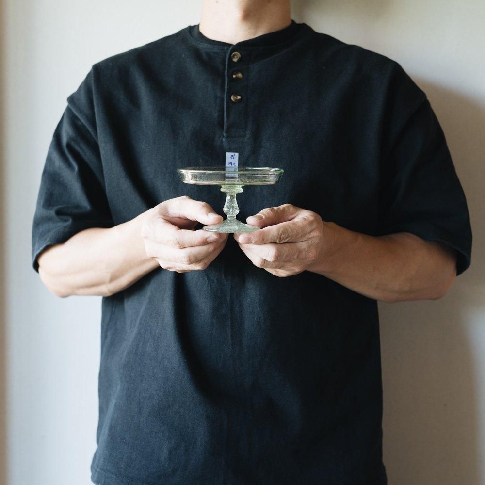 （2024年7月 ）【1点もの】翁再生硝子工房 コンポート ストレート　お14c