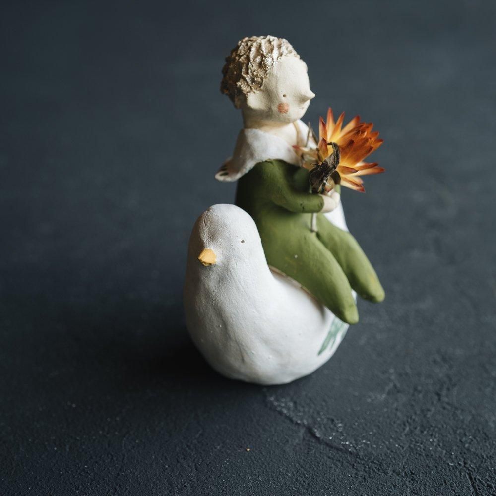 作家　陶芸　土人形　人形　置物 置物 長太郎 土笛 尾崎人形 陶器 五八PRODUCTS : がらんどう 手