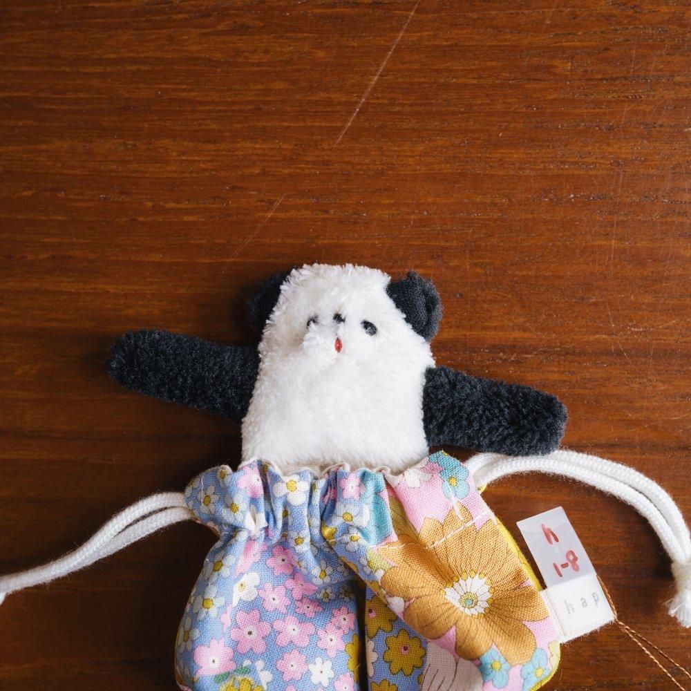 （2024年8月） happybug  もんぺちゃん巾着　h1-8