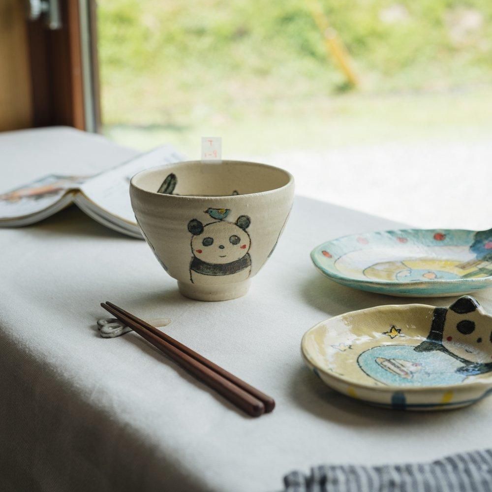 茶道具　田能村竹田作　染付　梅の絵　茶碗　仕覆・時代箱付　M　R6717 作家さんの器と暮らしにまつわる道具のお店｜イロドリ