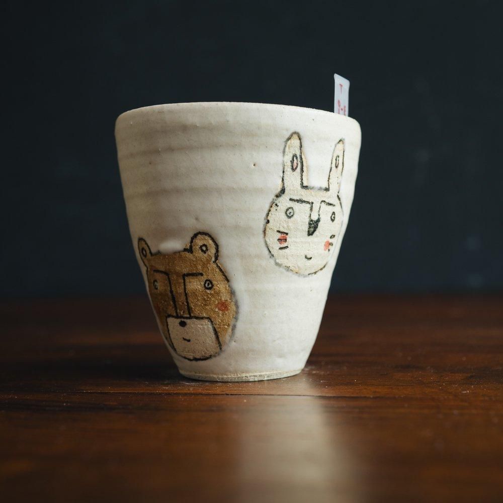 （2024年8月） 【1点もの】竹内 礼   どうぶつさんシリーズCUP　（T3-9）