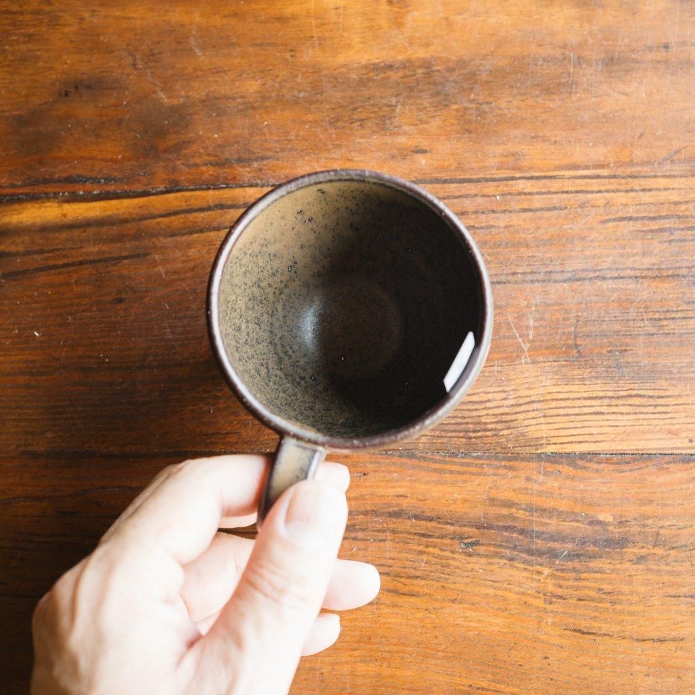 ※数量制限あり（2024年8月イロドリ陶器市）【1点もの】伊藤みほ　コーヒーカップ リス 　い5