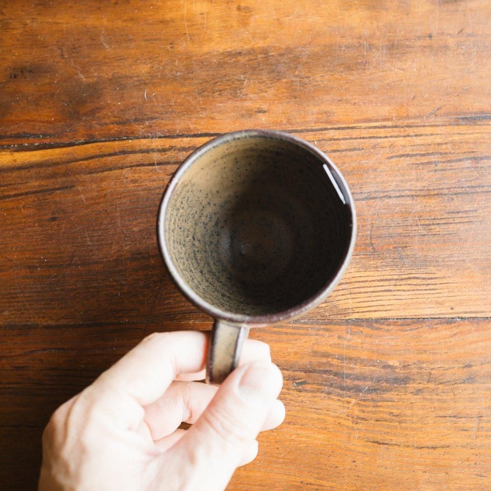 ※数量制限あり（2024年8月イロドリ陶器市）【1点もの】伊藤みほ　コーヒーカップ ネコ 　い10
