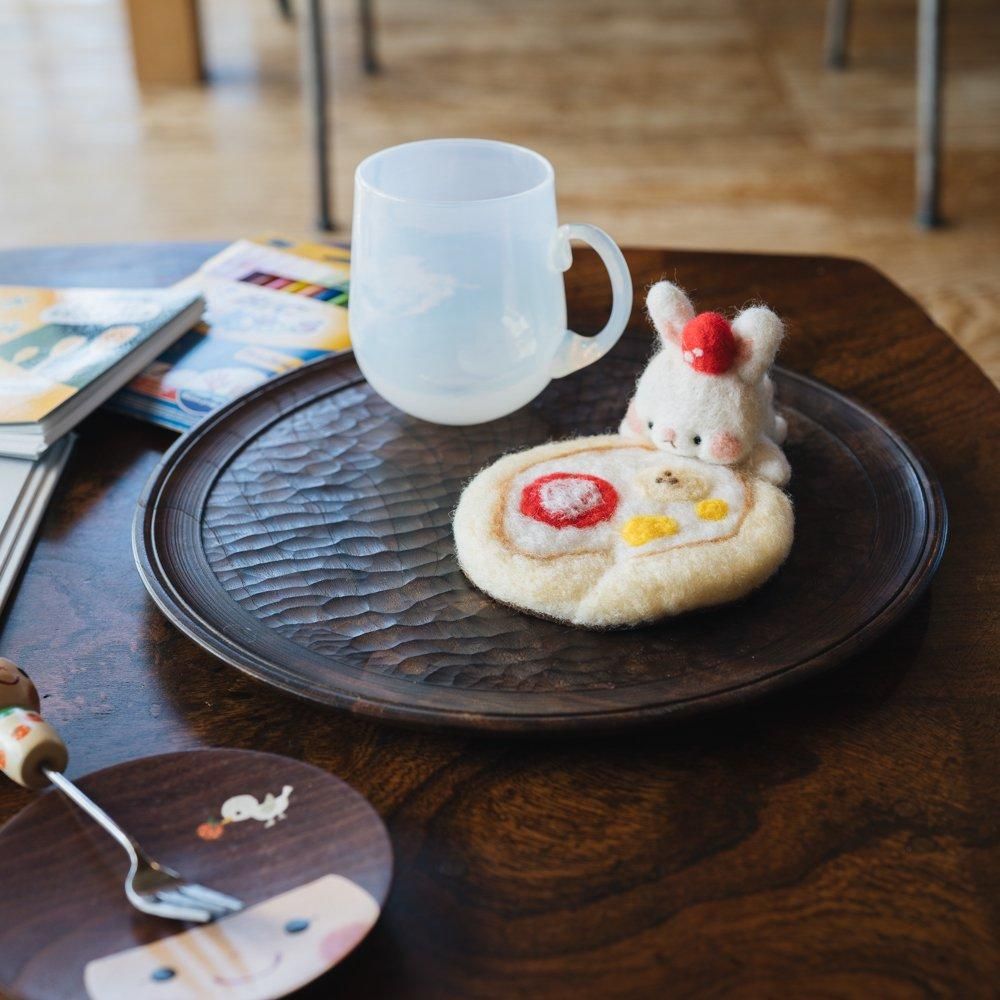 （2024年8月 ）【1点もの】くまぷりん　うさぎのいちごロールケーキ　く4