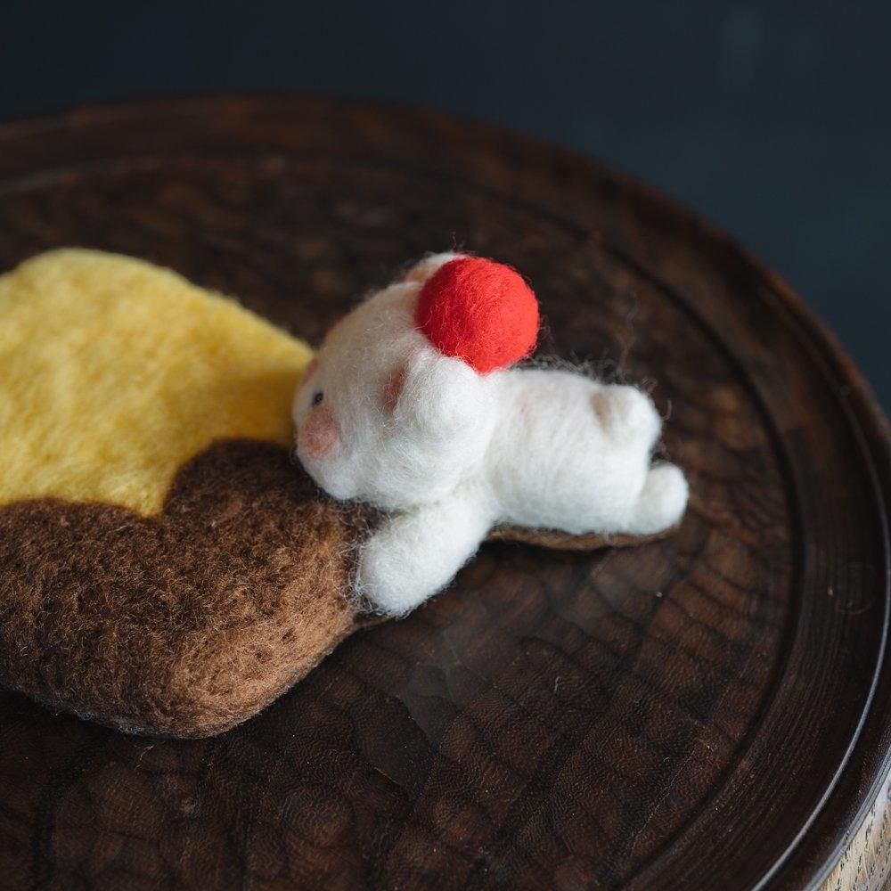 （2024年8月 ）【1点もの】くまぷりん　くまのプリン　く6