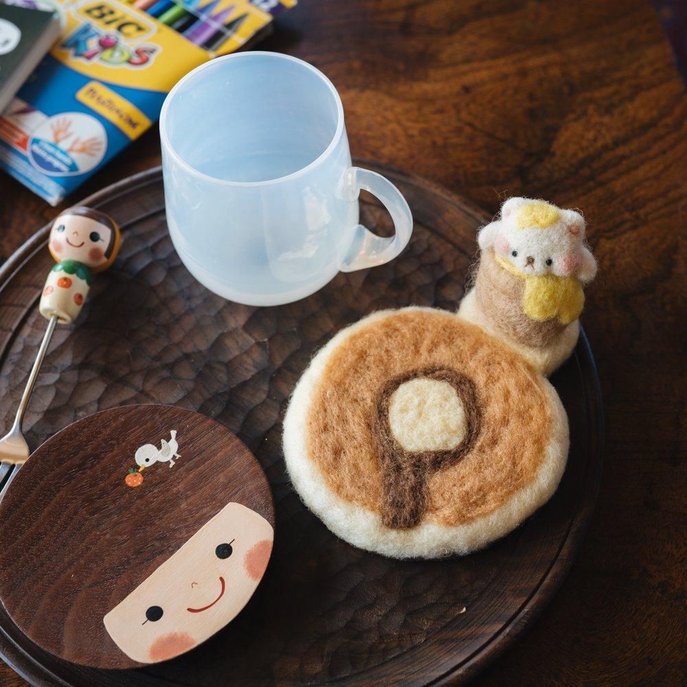 （2024年8月 ）【1点もの】くまぷりん　くまのはちみつパンケーキ　く8