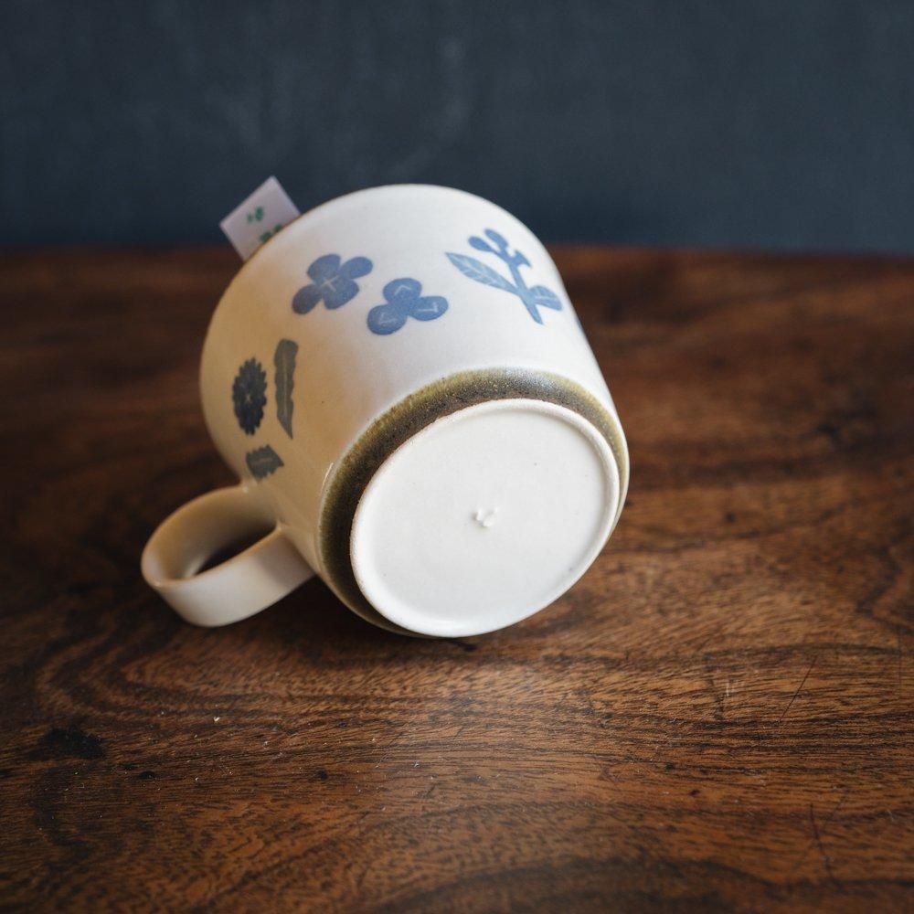 （2024年9月） かとうようこ コーヒーカップ（はなアオ） か25