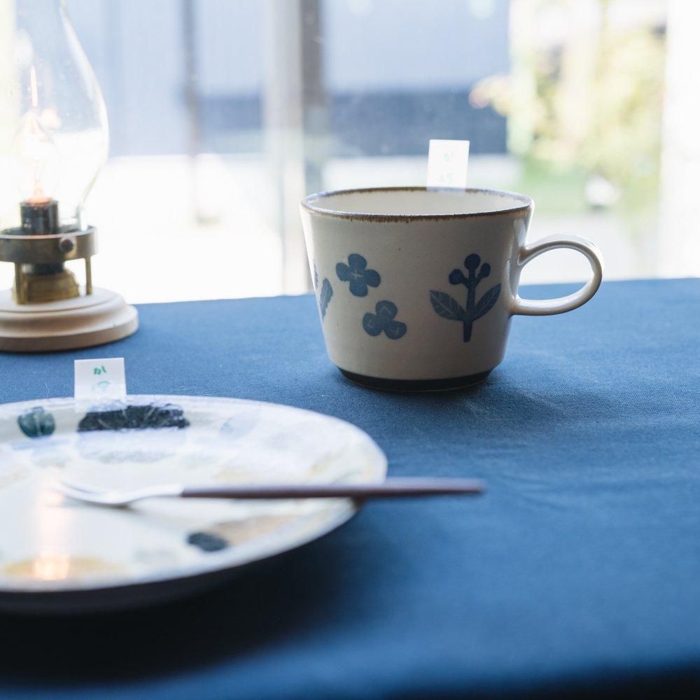 （2024年9月） かとうようこ コーヒーカップ（はなアオ） か25