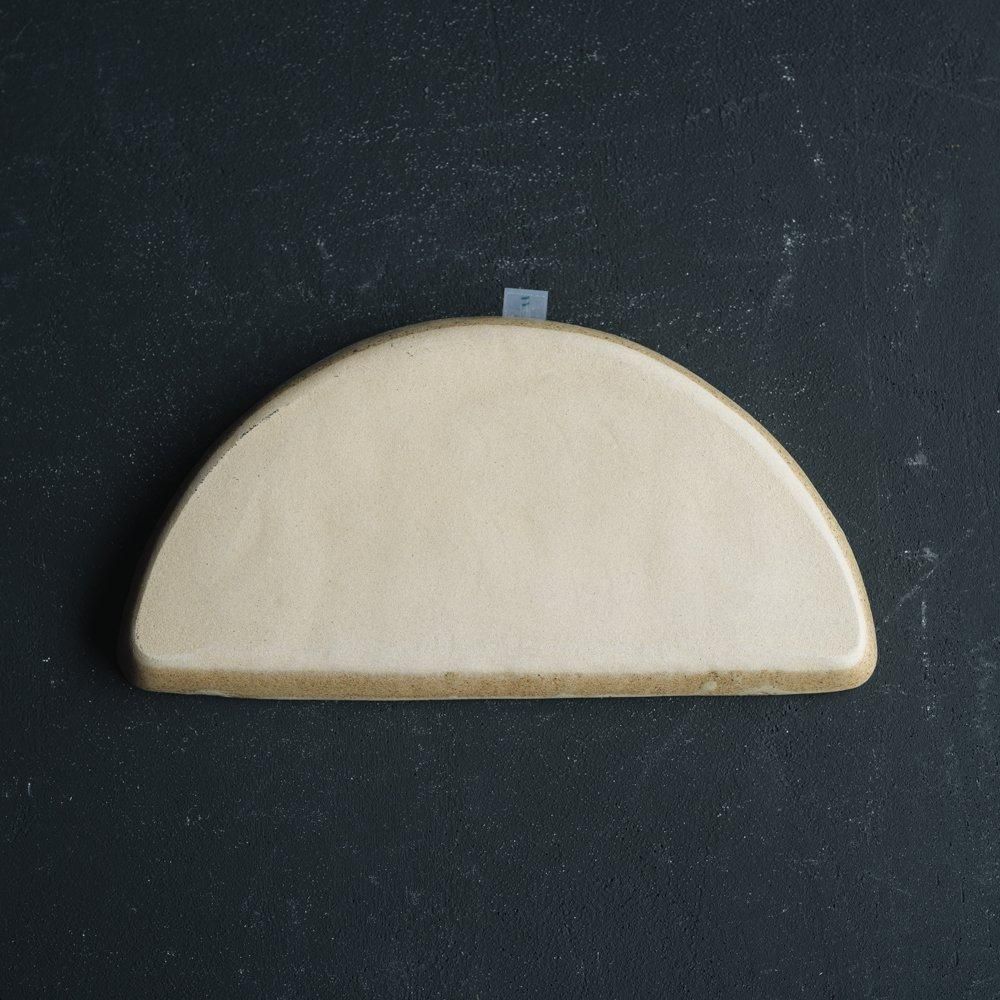 （2024年10月web展）   苔色工房　1/2プレート／シロクマネイビー　こ20