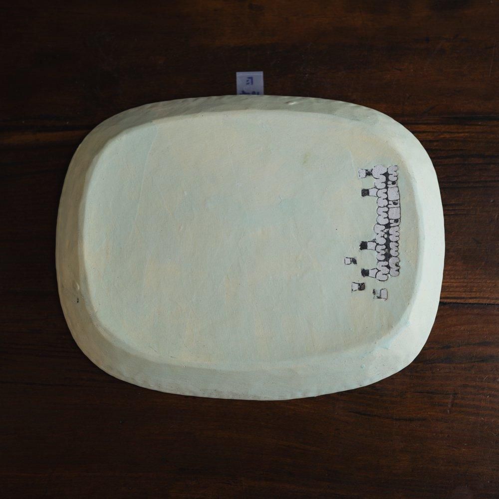 （2024年11月WEB展）高山愛　ぐるぐるプレートL　た10-4