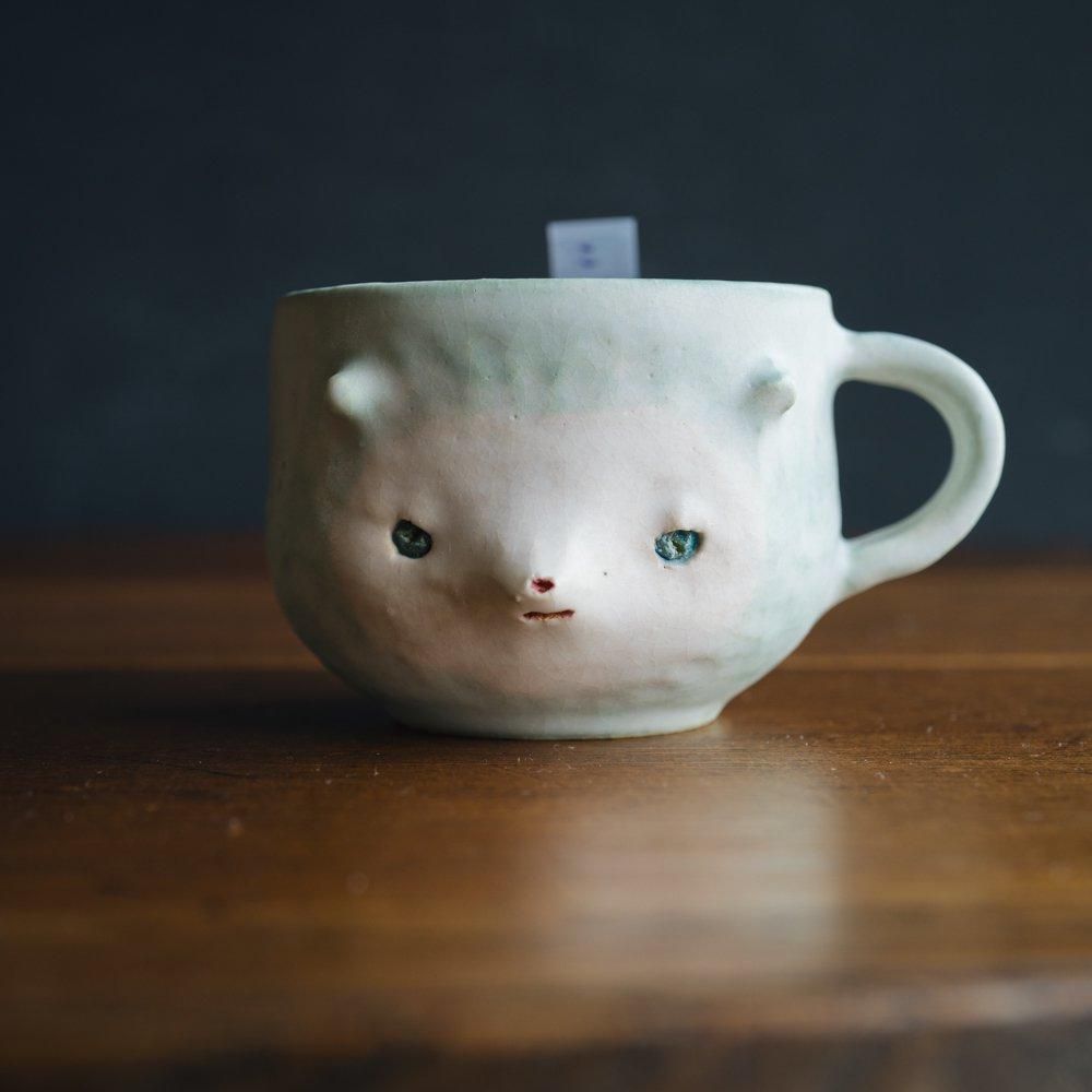 （2024年11月web展）【1点もの】こいずみちはる　face MUG　こ1-3
