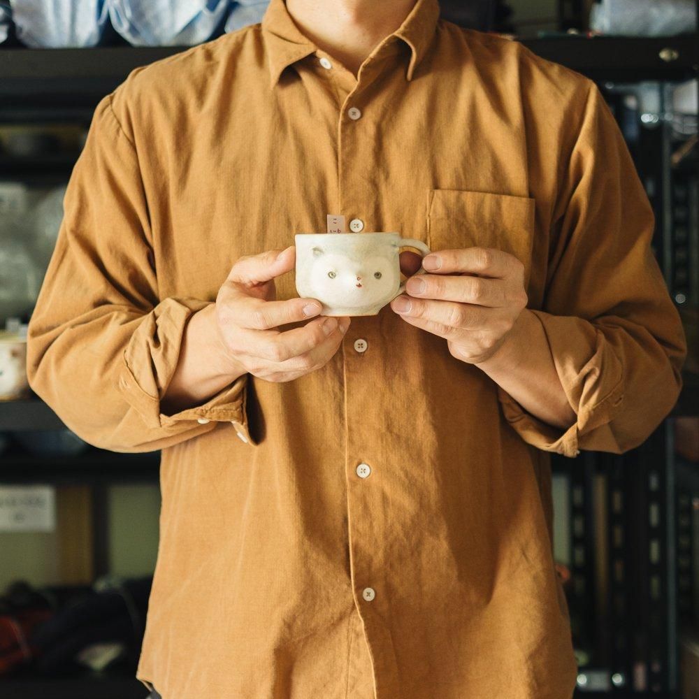 （2024年11月web展）【1点もの】こいずみちはる　face MUG　こ1-6