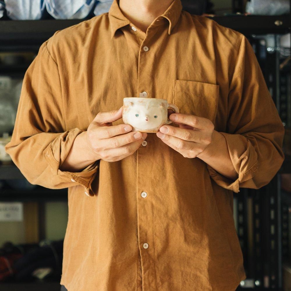 （2024年11月web展）【1点もの】こいずみちはる　face MUG　こ1-10