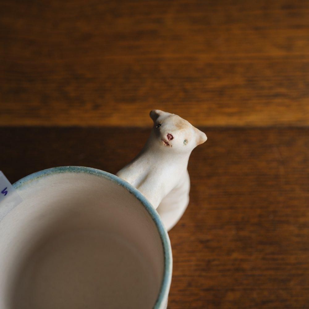 （2024年11月web展）【1点もの】こいずみちはる　dog handle MUG　こ2-5
