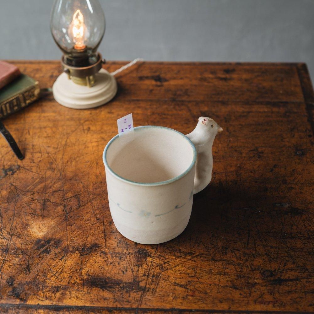 （2024年11月web展）【1点もの】こいずみちはる　dog handle MUG　こ2-5