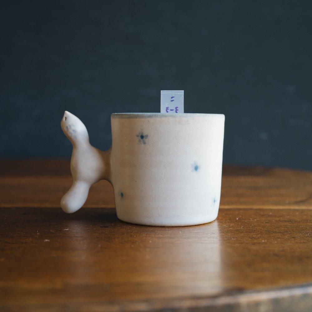 （2024年11月web展）【1点もの】こいずみちはる　usagi MUG　こ3-3