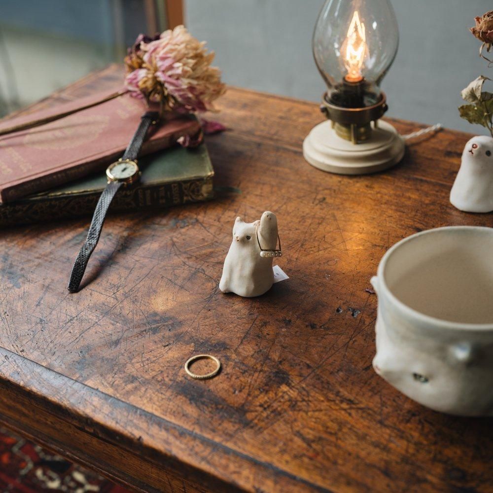 （2024年11月web展）【1点もの】こいずみちはる　cat ring holder　こ6-5