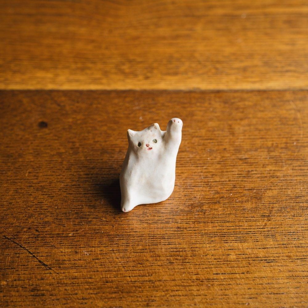 （2024年11月web展）【1点もの】こいずみちはる　cat ring holder　こ6-6