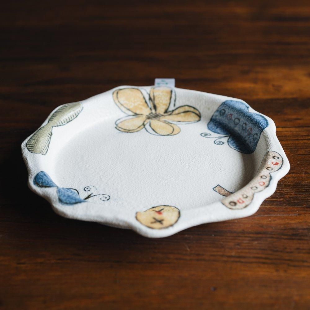 (2024年12月)    hapun pottery　リム皿M　h5-3