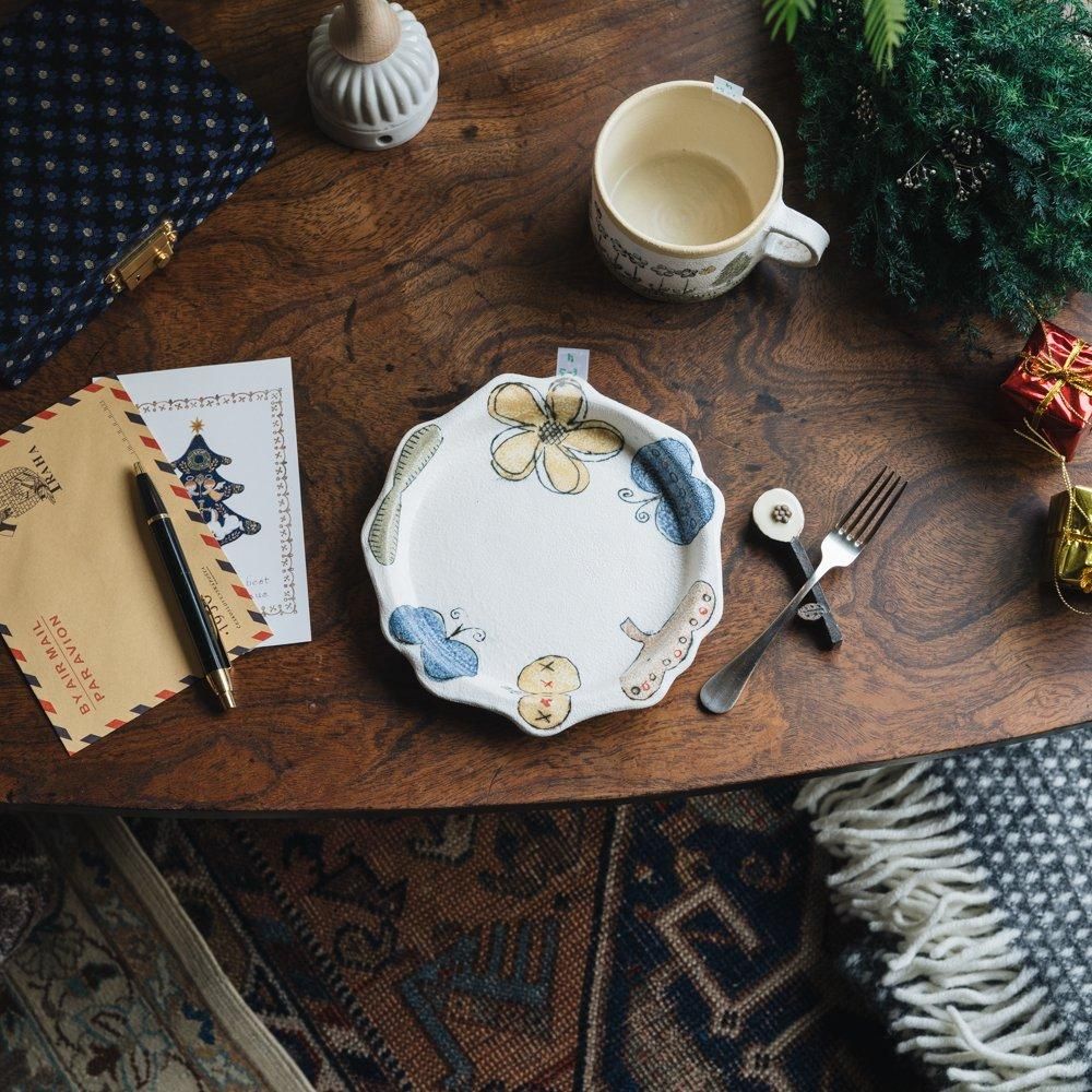 (2024年12月)    hapun pottery　リム皿M　h5-3