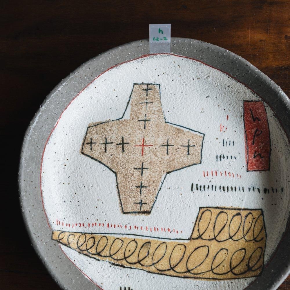 (2024年12月)    hapun pottery　パスタ・カレー皿　h12-2