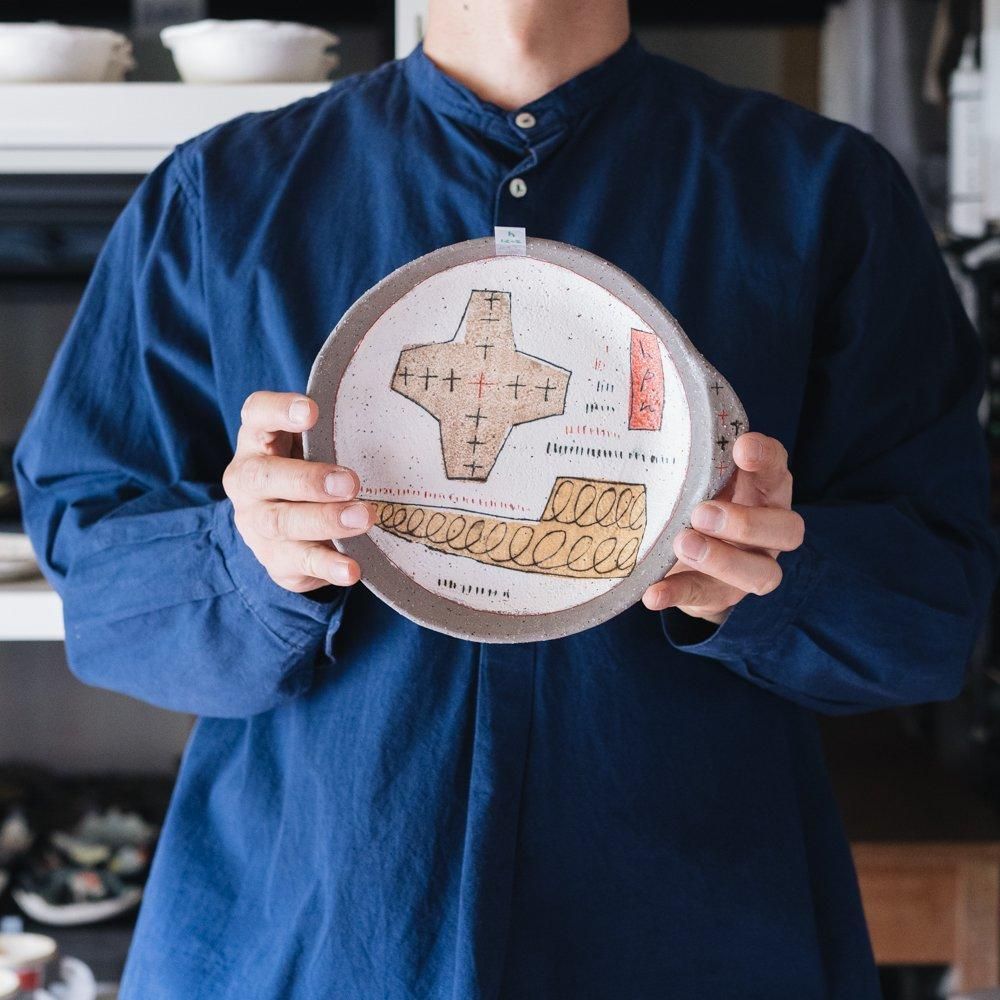 (2024年12月)    hapun pottery　パスタ・カレー皿　h12-2