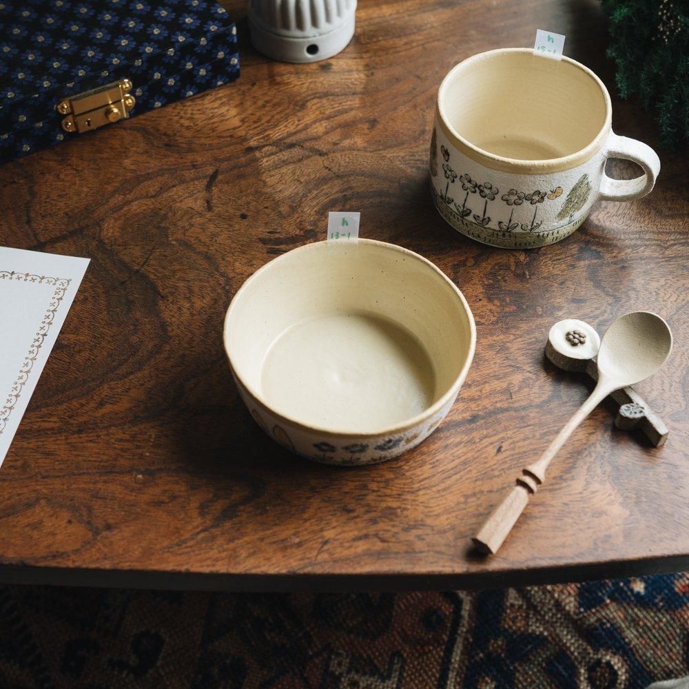 (2024年12月)    hapun pottery　シリアルボウル　h13-1