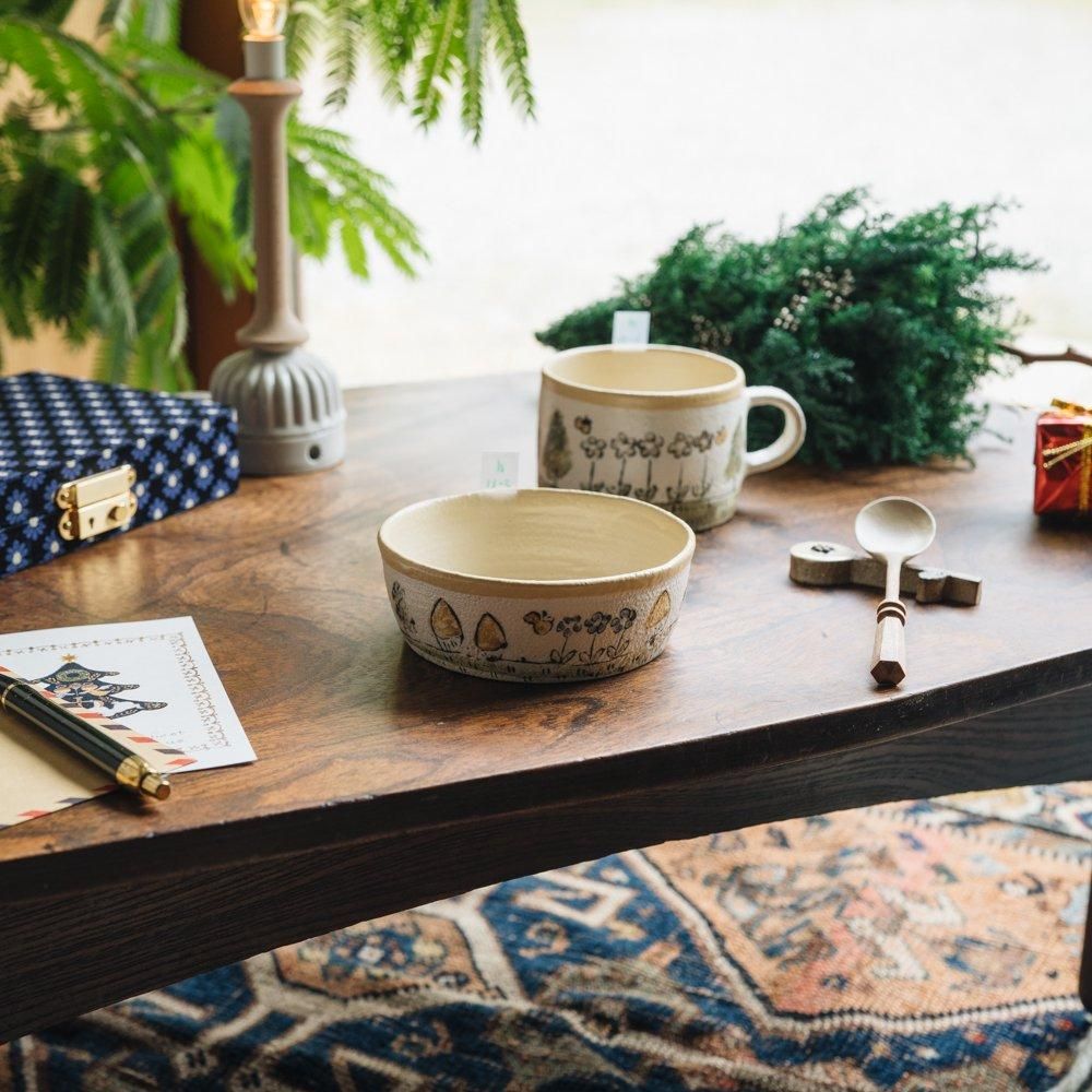 (2024年12月)    hapun pottery　シリアルボウル　h13-2