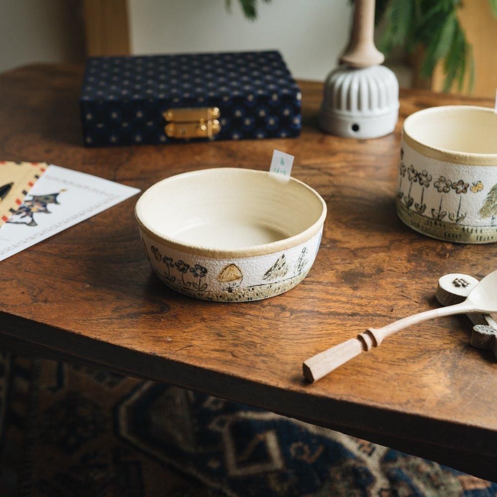 (2024年12月)    hapun pottery　シリアルボウル　h13-2