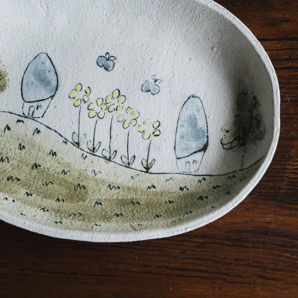 (2024年12月)    hapun pottery　オーバル　h14-4