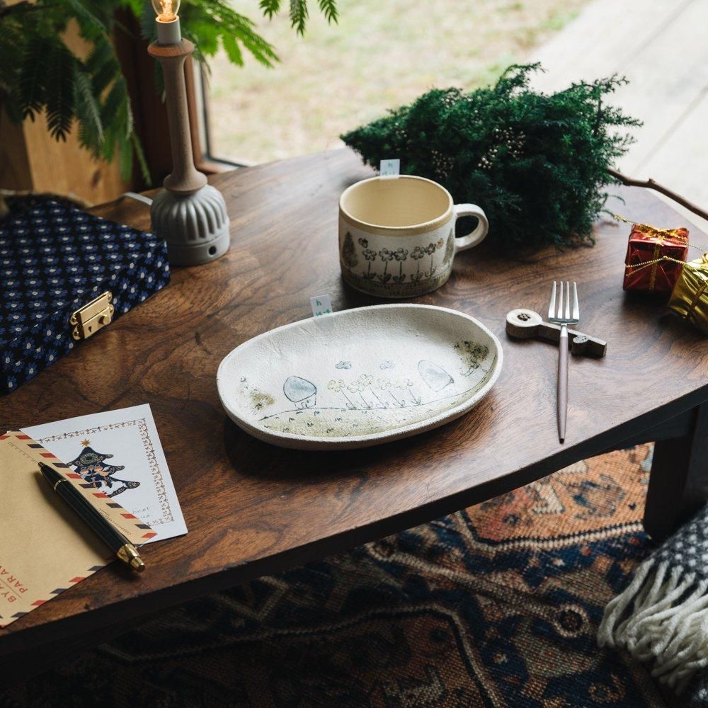(2024年12月)    hapun pottery　オーバル　h14-4