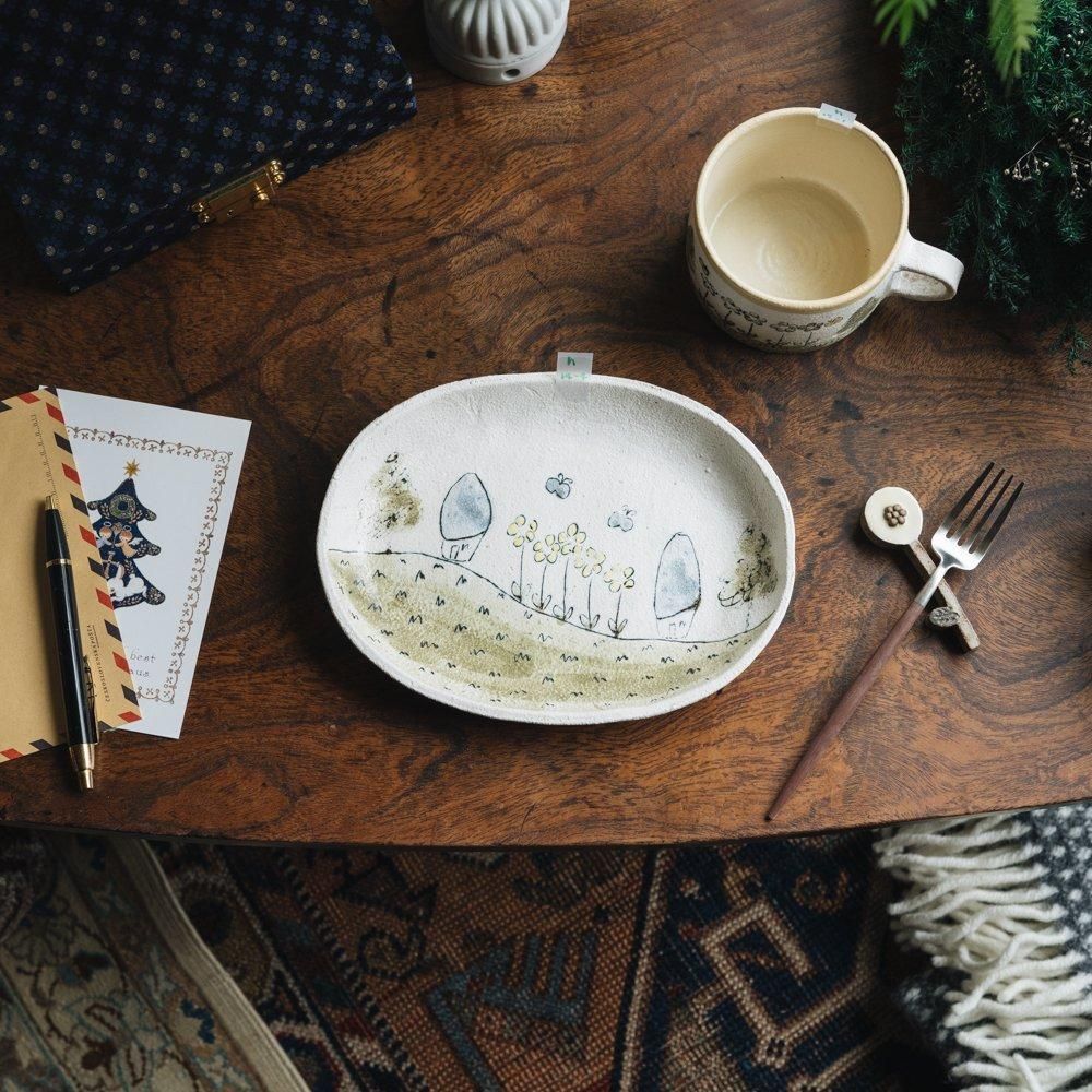 (2024年12月)    hapun pottery　オーバル　h14-4