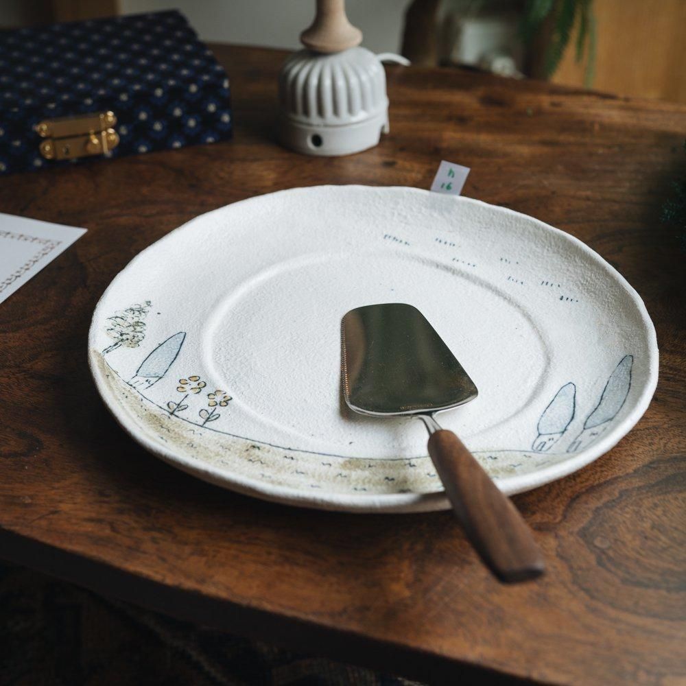 (2024年12月)    hapun pottery　大皿　h16