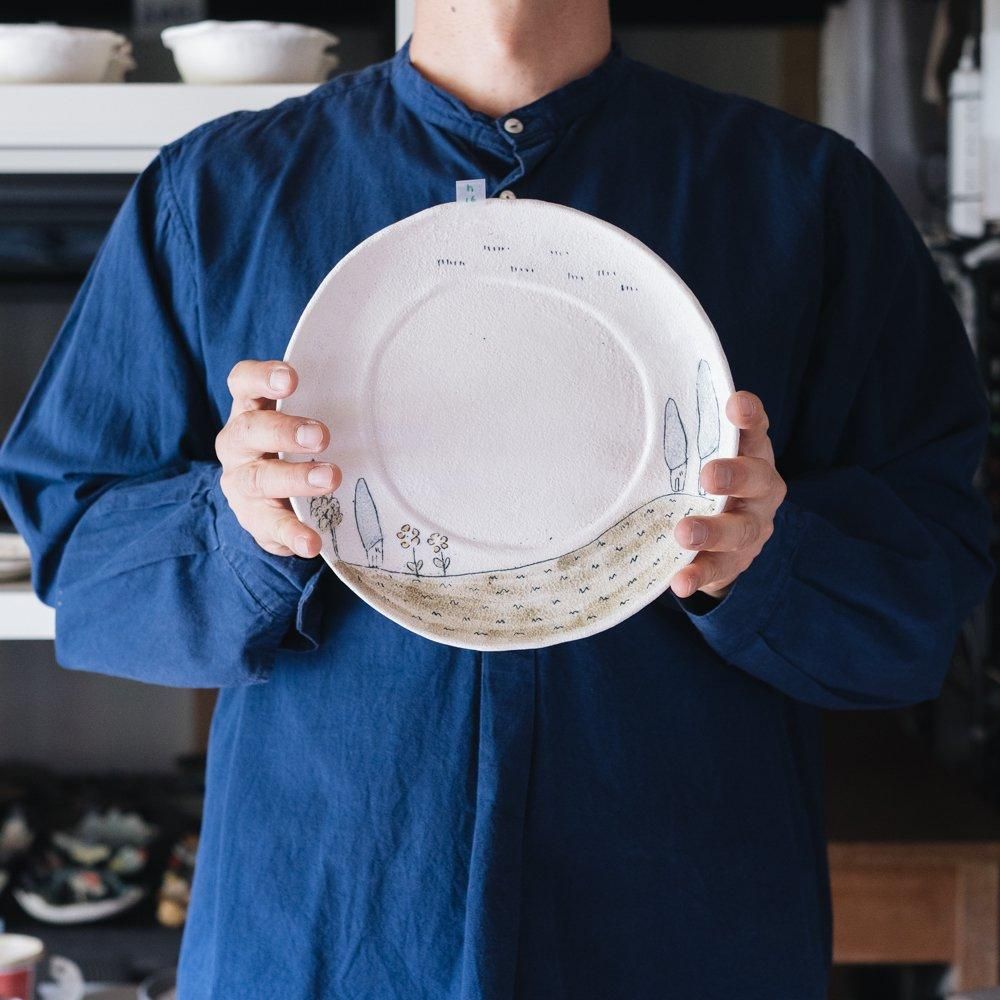 (2024年12月)    hapun pottery　大皿　h16