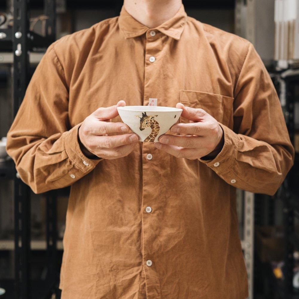 （2024年12月）【1点もの】acnepotterystudio　茶碗（白土）　A9-1