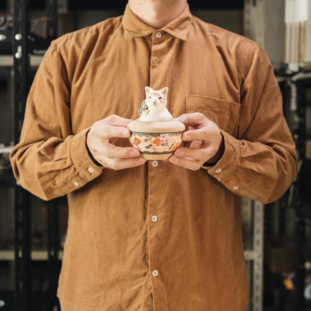 （2024年12月）【1点もの】acnepotterystudio　カノプス壺　A10-1