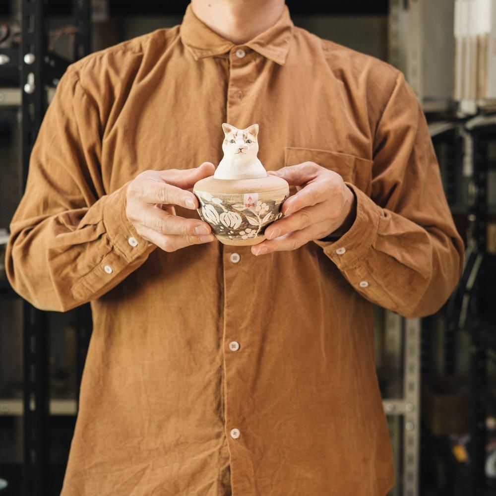（2024年12月）【1点もの】acnepotterystudio　カノプス壺　A10-2
